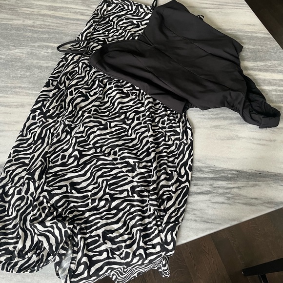 Summer outfit slinky skirt size large Zara body suit size extra large excellent - Picture 5 of 16